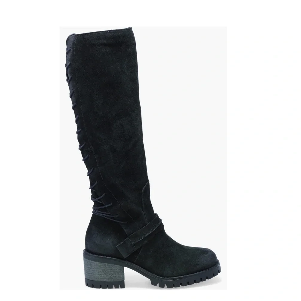 Miz Mooz Mayer Knee High Boots in Black, Size 36 New w/o Box